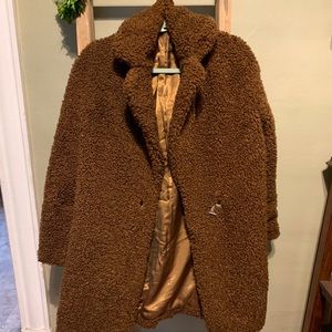 Caramel colored Teddy coat